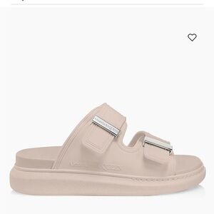 Alexander McQueen Women's Two Band Rubber Slides